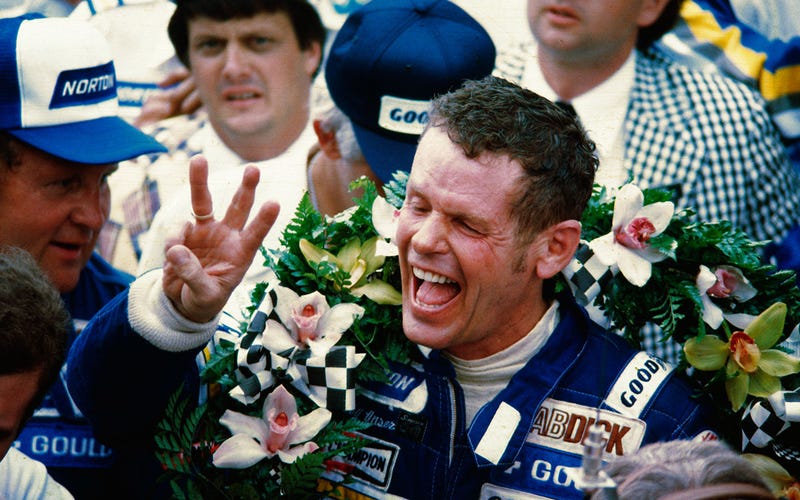 Illustration for article titled Bobby Unser Dinner with Racers