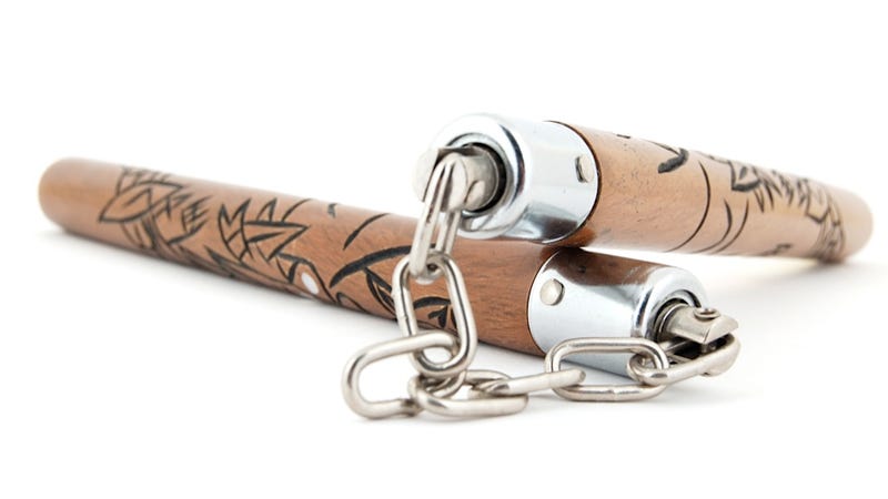Illustration for article titled Woman Uses Nunchuks to Fight Off Violent Ex-Boyfriend