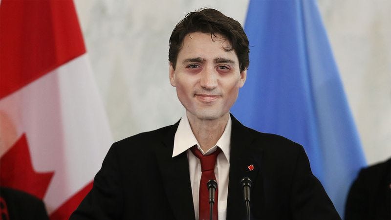 Illustration for article titled Feminism In Action! Justin Trudeau Just Completed A 3-Week Fast In Honor Of The Vagina