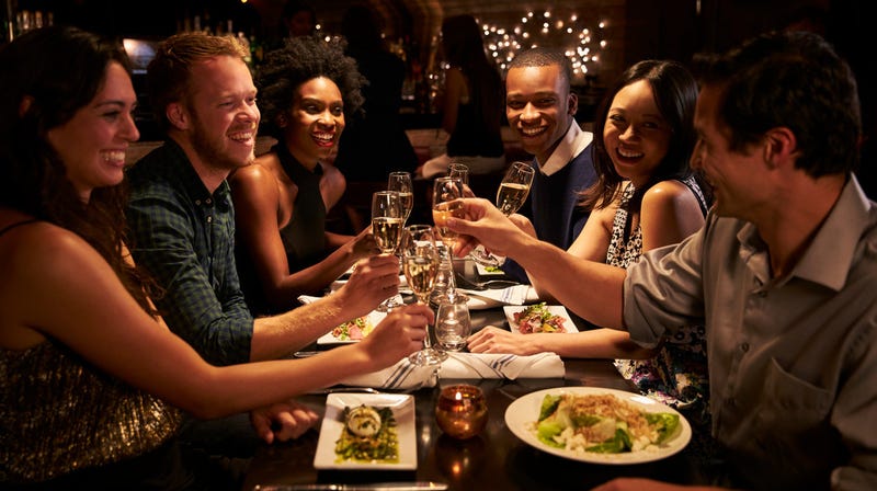 Look at these young, attractive stock image models pretend to eat