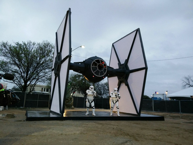 large scale tie fighter