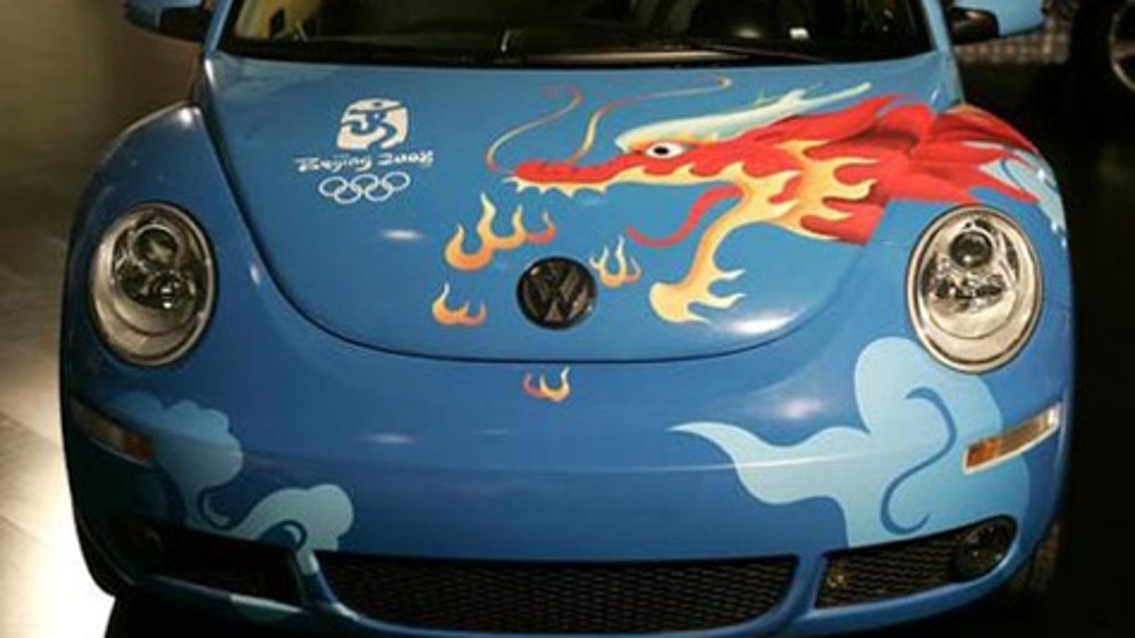 VW Unveils Olympics Edition Beetles for Beijing Games