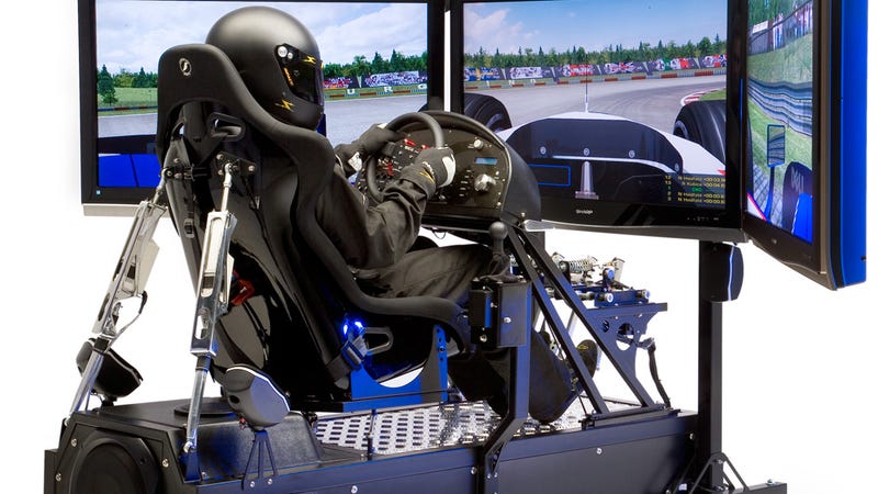 Motion Pro II Racing Simulator in Action, Still Cause for Divorce