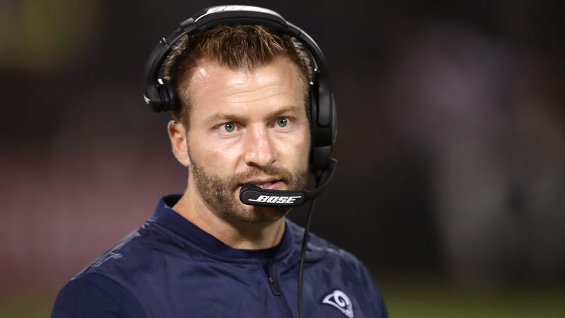 Illustration for article titled Sean McVay Is Doing The Spooky Brain Thing Again