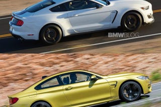 Illustration for article titled Shelby GT350 throws left-hook at BMW M4