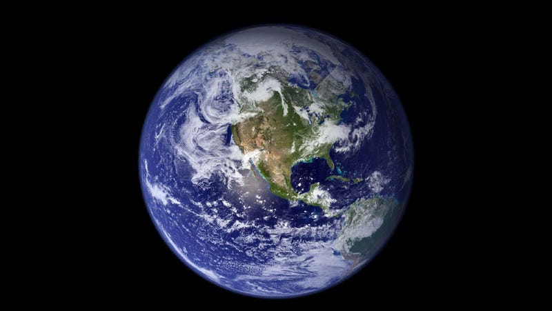 The Earth, not being struck by an asteroid