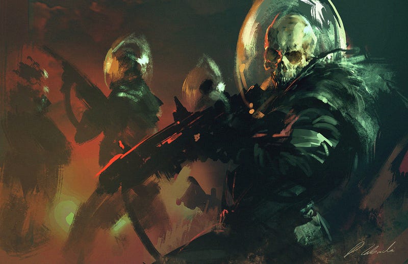 Concept Art Writing Prompt Tales Of The Black Skull Recon Squad