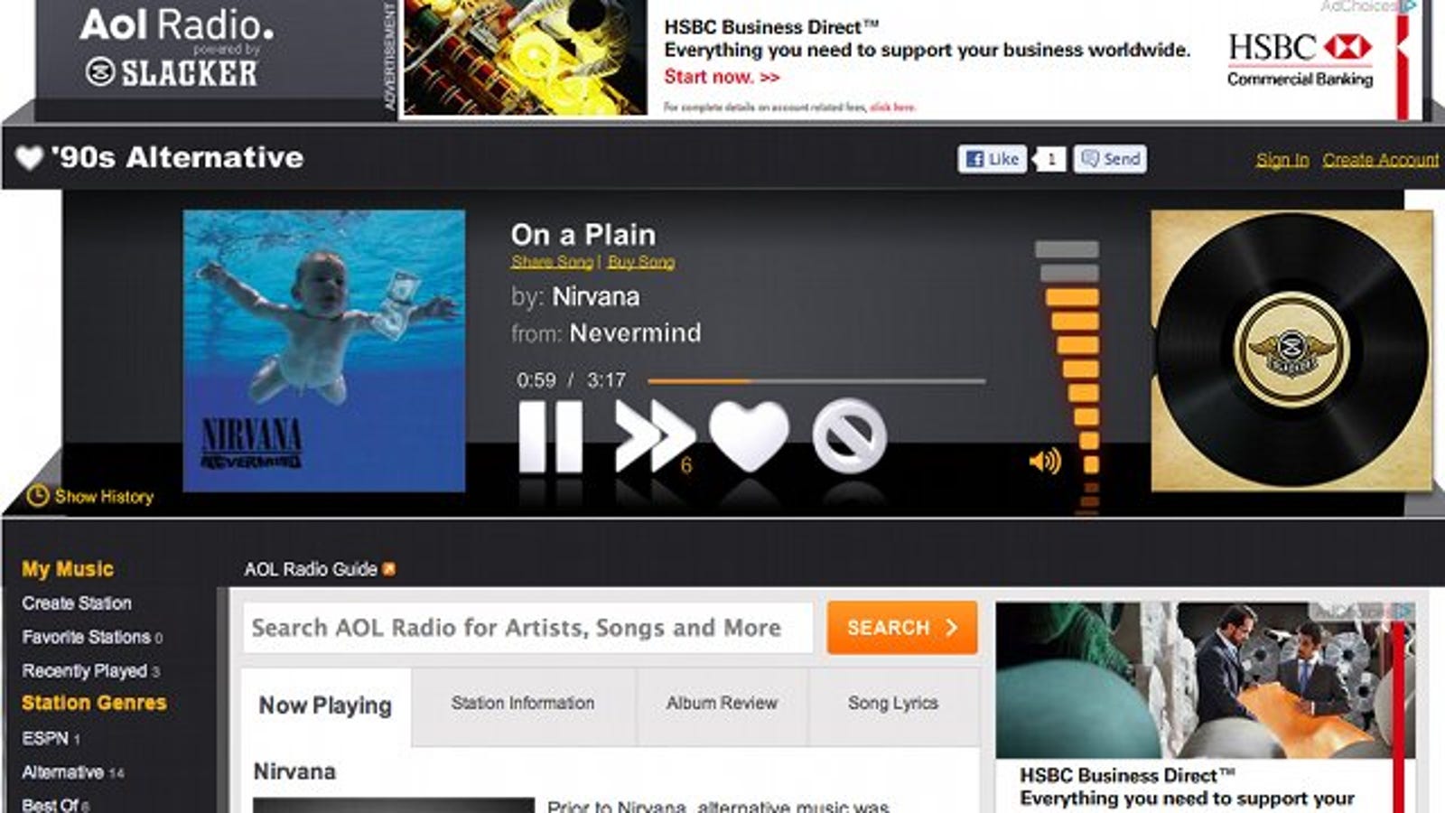 AOL Radio Gets an Awesome New Interface and SlackerCurated Stations