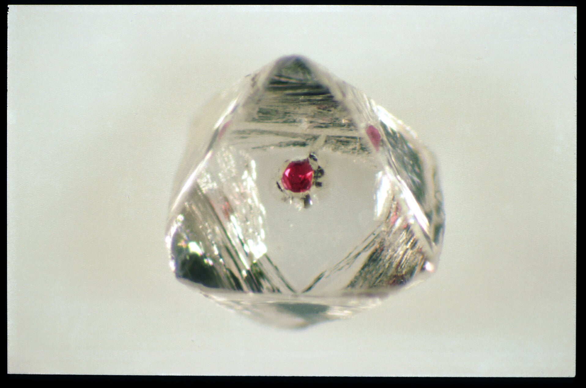 Flawed diamonds reveal the shape of a lost Earth