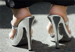 Illustration for article titled Stilettos: Bad For Feet, Bad For Exercising In, Bad For British Newlyweds