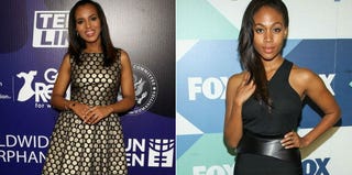 Kerry Washington (Christopher Polk/Getty Images for Variety); Nicole Beharie (Paul A. Hebert/Getty Images)