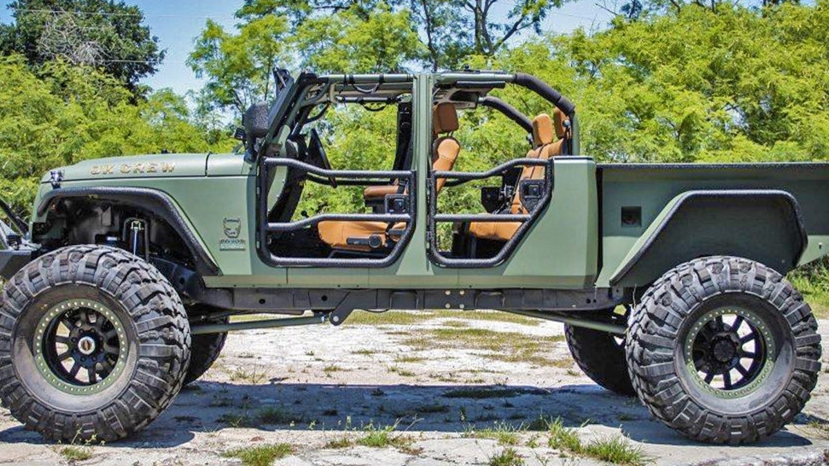 This 180 000 Wrangler Is Peak Jeep Pickup Truck