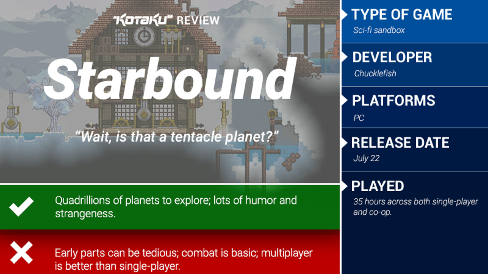Starbound ร ว ว Kotaku - สขสนตวนตายของเพอนสาว roblox