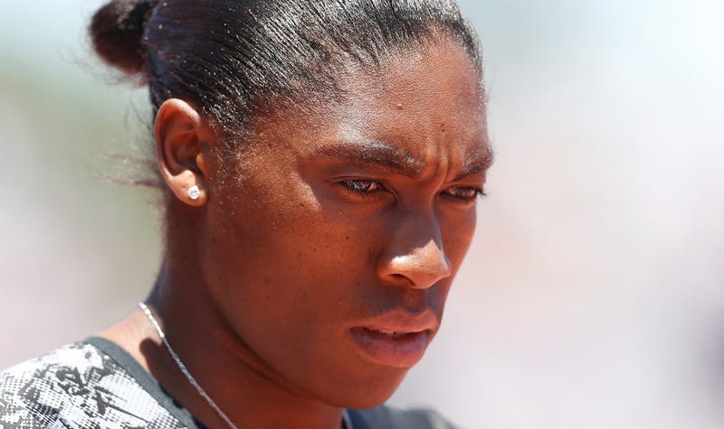 Caster Semenya of South Africa looks on during the Prefontaine Classic at Cobb Track & Angell Field on June 30, 2019, in Stanford, Calif.