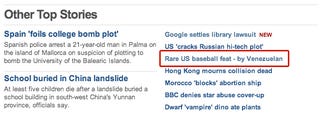 Illustration for article titled Venezuelan Man Is Good At Baseball, BBC Is Shocked To Report