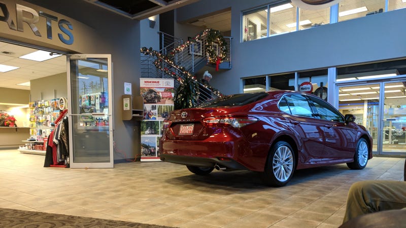 Illustration for article titled At the dealership...