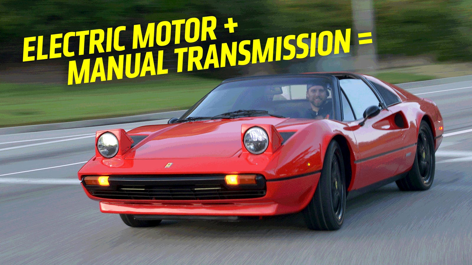 An Electric Ferrari With A Manual Gearbox Is Strangely Wonderful