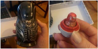 Illustration for article titled This Xenomorph nesting-doll tells the whole story of Alien