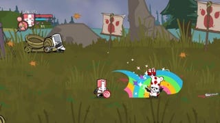 Illustration for article titled The Pink Knight Comes to Life in Castle Crashers