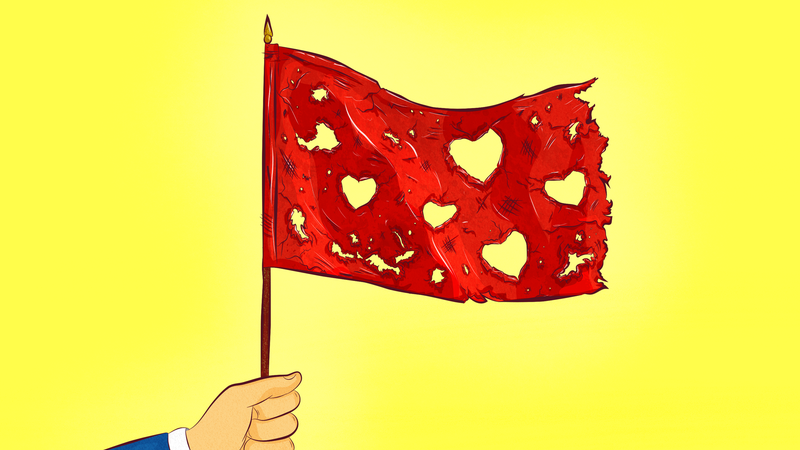 Watch Out For These Red Flags When You Start Dating Someone - illustration for article titled watch out for these red flags when you start dating someone