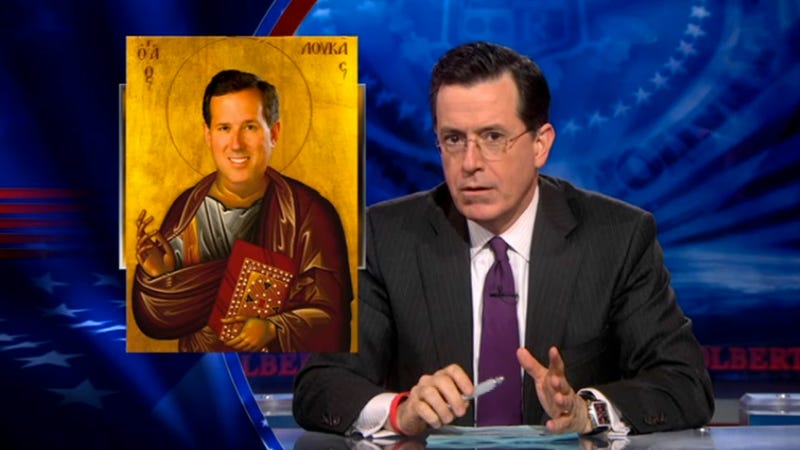 Illustration for article titled Stephen Colbert Reveals His Genius Plan to Start Giving Men Transurethral Ultrasounds
