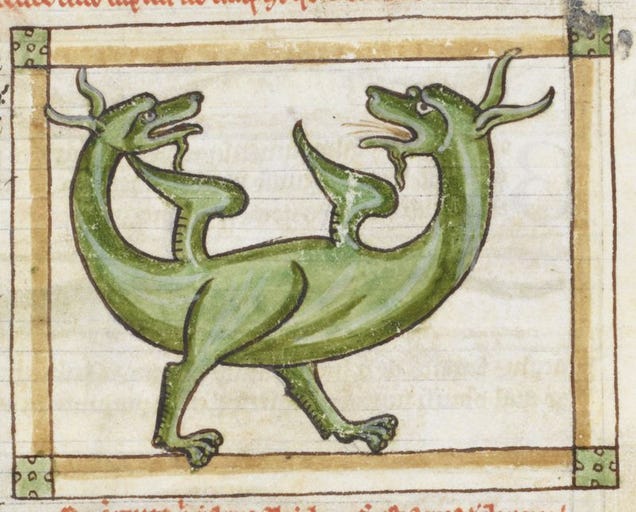 A Bestiary Of Largely Forgotten Medieval Creatures