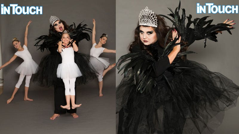 'Dance Moms' Star Abby Lee Miller Dresses as 'Black Swan' for