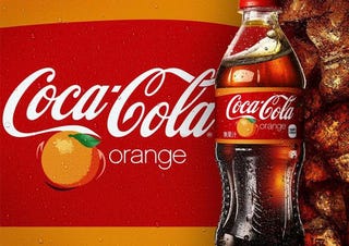 Illustration for article titled Hey Japan, Have Some Orange Coca-Cola