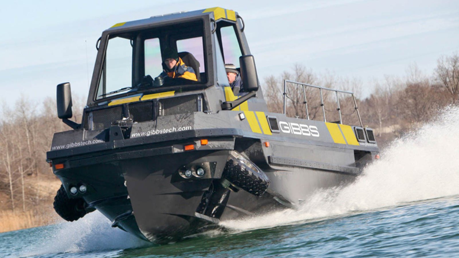 This Is The World’s Largest High-Speed Wheeled Amphibious Vehicle