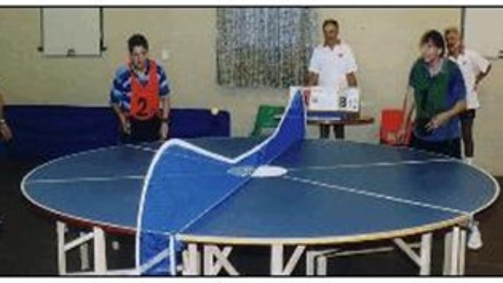 Modular Ping Pong Table Allows For Crazy 12 Player Games