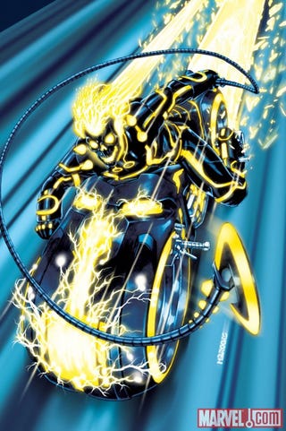 Illustration for article titled What if Iron Man, Captain America, and Thor starred in Tron?