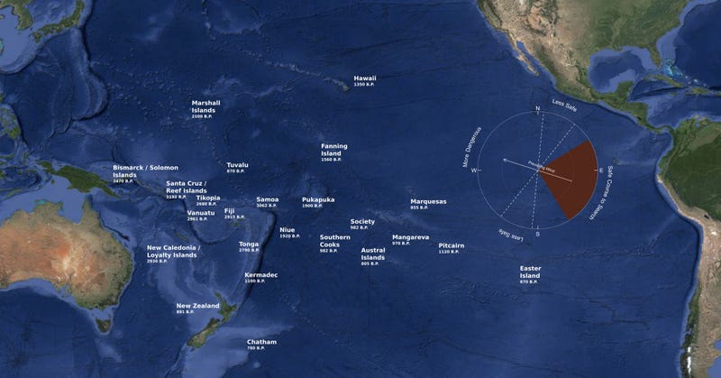 New Simulation Shows How The Pacific Islands May Have Been Colonized