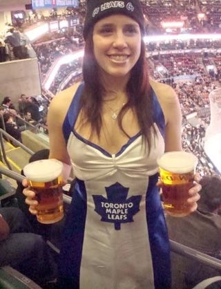 Illustration for article titled The Hockey Jersey Dress Is The Perfect Holiday Gift For A Future Ex-Girlfriend