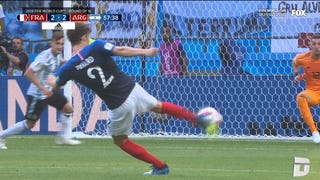 Benjamin Pavard's Incredible French Wondergoal, In Extreme Slow Motion