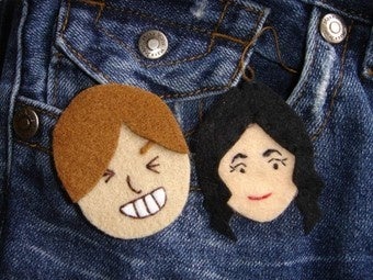 Illustration for article titled Handcrafted Mii Brooches Gives Your Outfit Some Jennifer-Aniston 'Flair'
