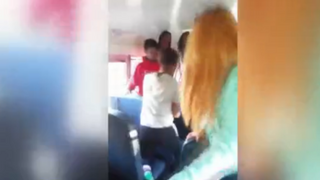 Video footage capturing the attack on a school bus in Jacksonville, Fla., in January 2015WFOX TV screenshot