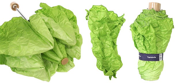 This Lettuce Umbrella Should Count As a Serving of Veggies