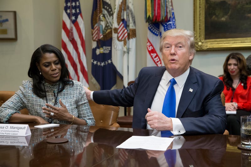 Illustration for article titled Trump Calls Omarosa a Crazed Lowlife 'Dog.' We Need to Talk About Your Boy