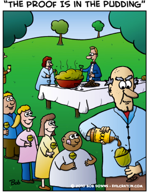 Illustration for article titled The proof is in the pudding