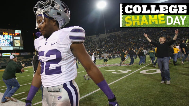 Illustration for article titled College ShameDay: Who Embarrassed Themselves On Saturday (Besides Kansas State, Of Course)?