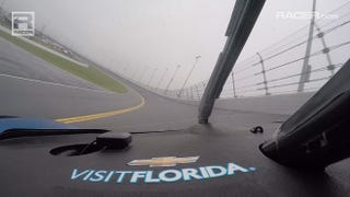 Illustration for article titled RACER Video: Visit Florida Racing Corvette DP In-Car at Daytona