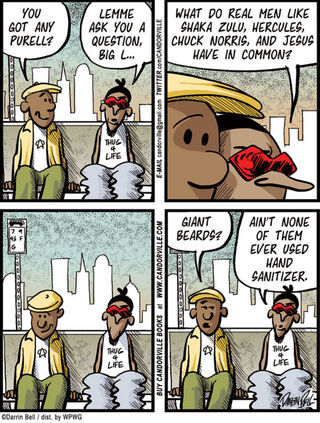 Illustration for article titled Candorville Comic: Hand Sanitizer