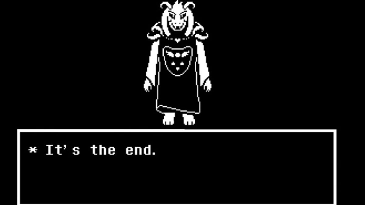 undertale the end undertale the end