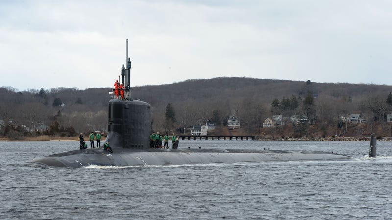 PCU South Dakota, a Virginia-class nuclear attack submarine before commissioning into the U.S. Navy.