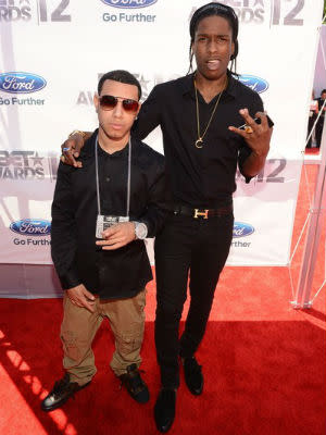 AraabMuzik (left) with A$AP Rocky (Courtesy of MissInfo.tv)