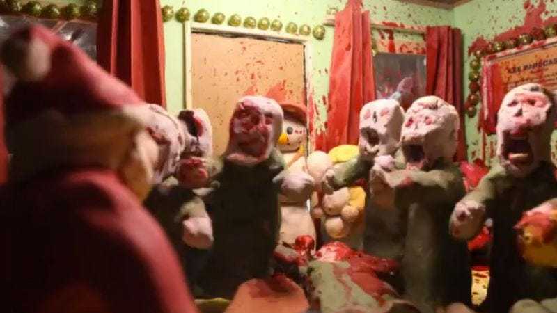 Illustration for article titled Watch Santa get zombified in this carnage-filled Sufjan Stevens video