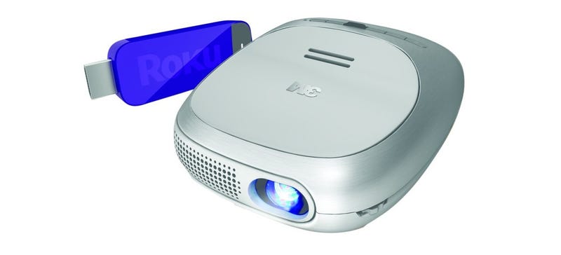 Illustration for article titled The 3M Portable Wireless Projector with Roku Streaming Stick is $170