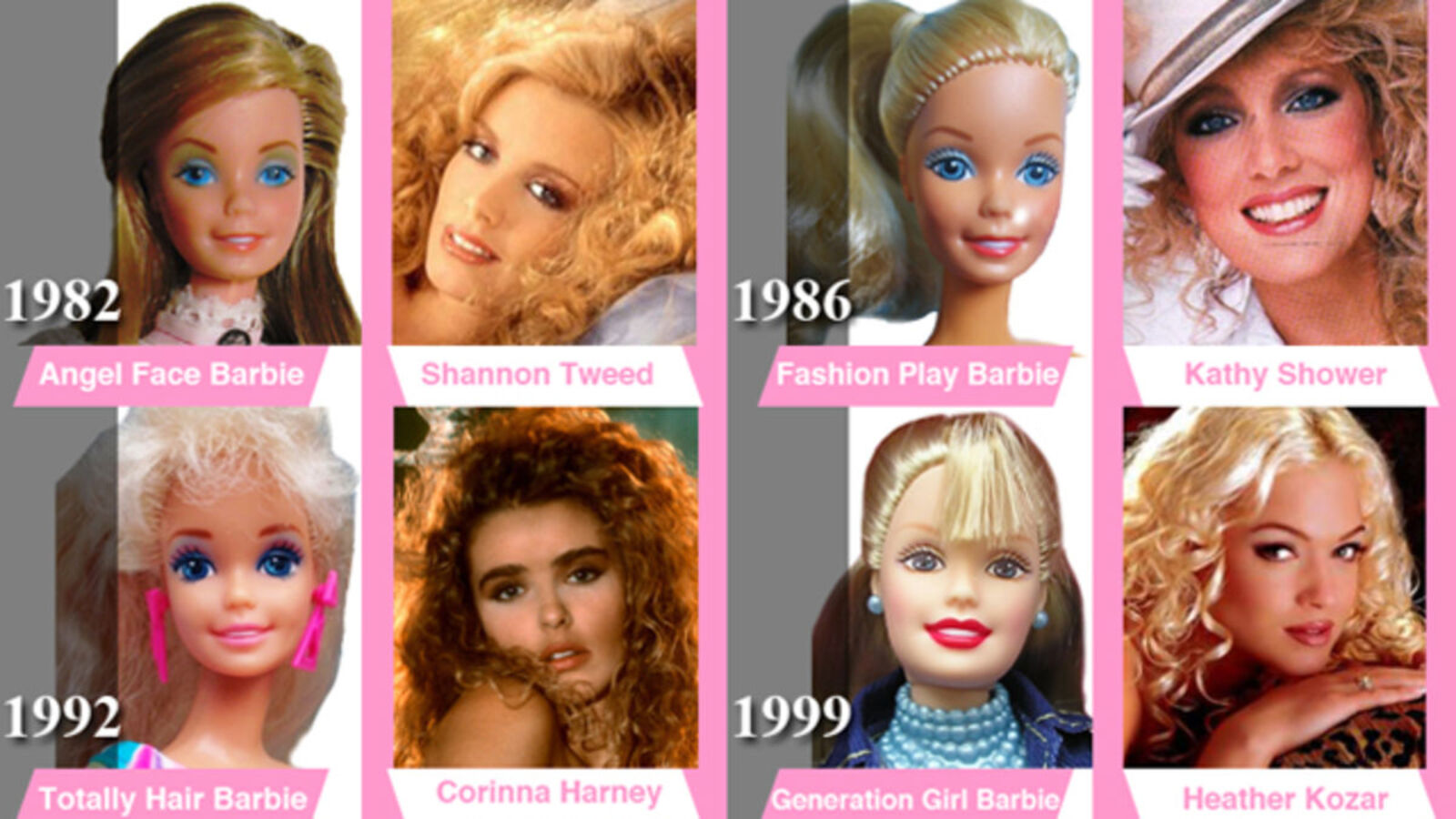 Barbie's Surprising Resemblance To The Playboy Bunnies Of Her Time