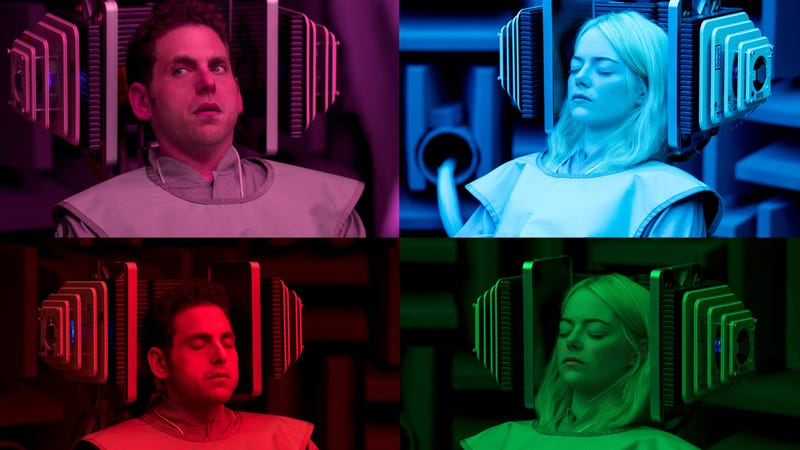 Jonah Hill and Emma Stone