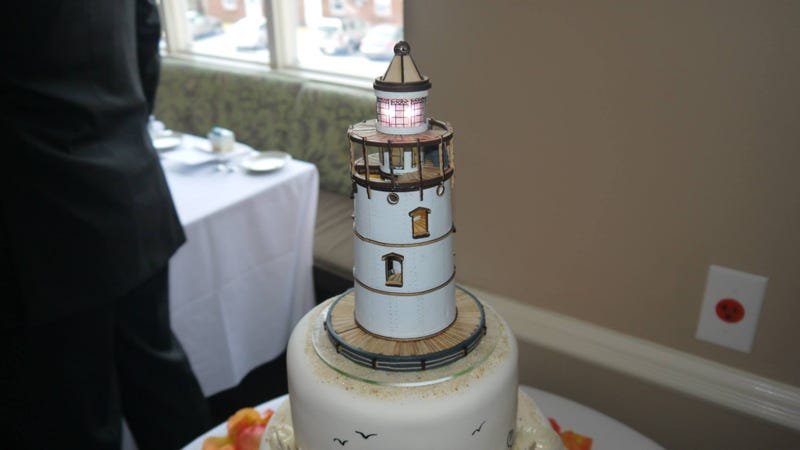 Light Up Bioshock Infinite Lighthouse Cake Topper